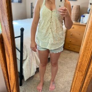 Rewind lace tank